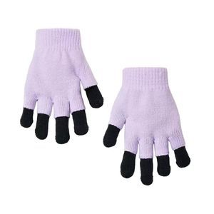 Kids Knitted Gloves Cat & Jack Purple